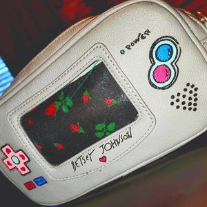 RARE Betsey Johnson VideoGame Crossbody Bag